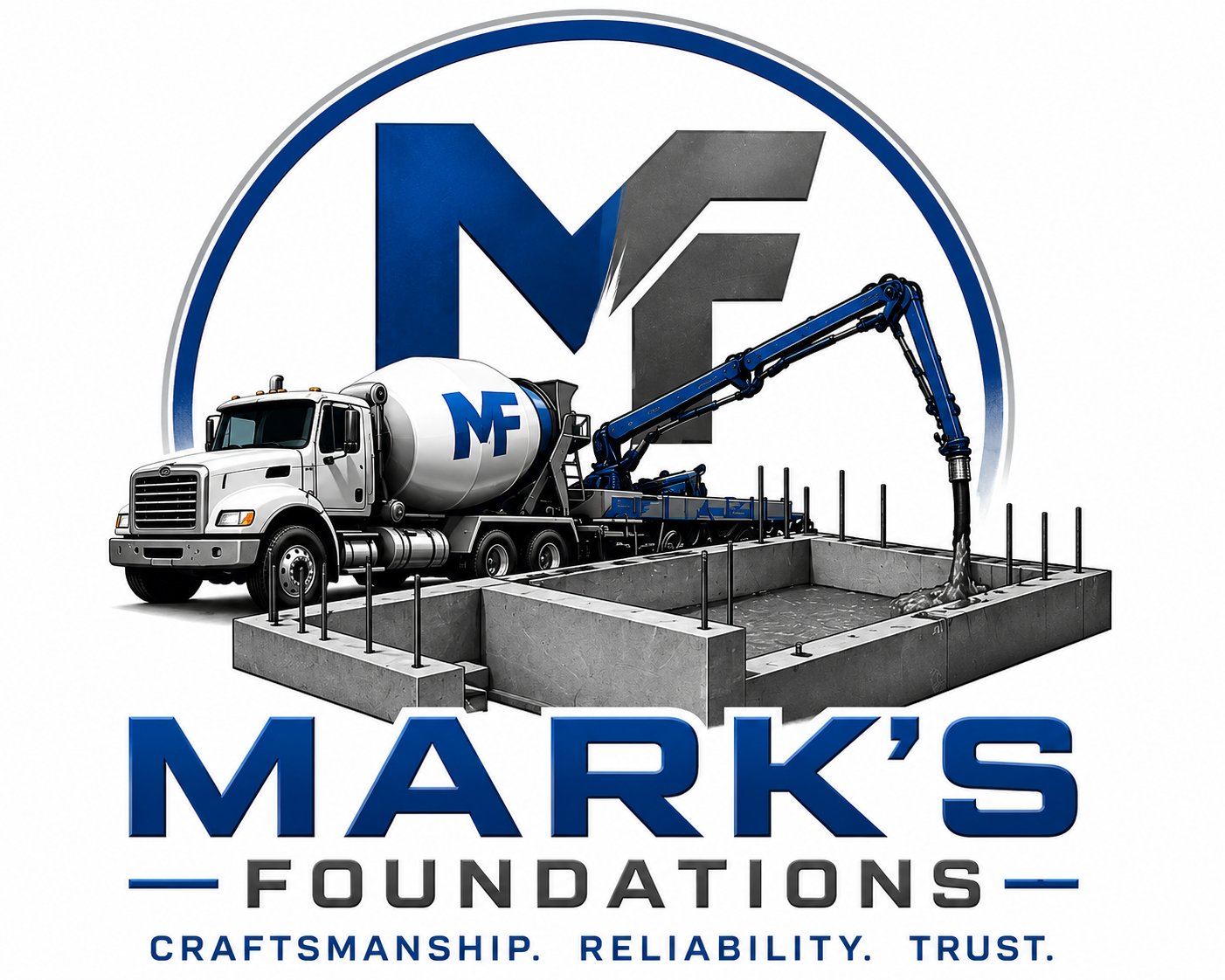 Mark's Foundations, Inc. Logo